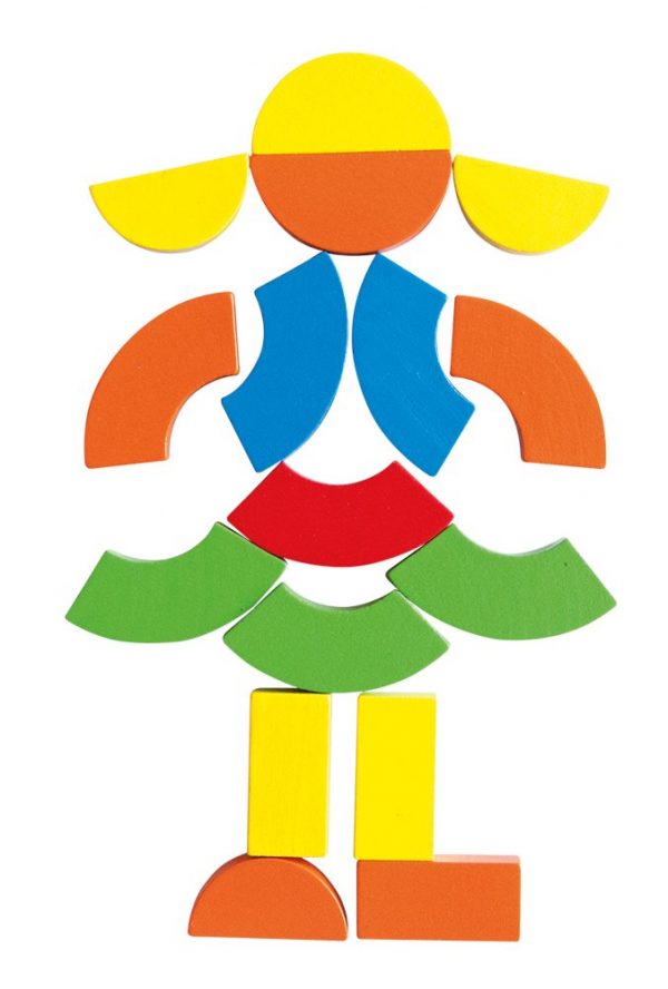 Tangram Wooden Case with Magnetic Shapes - Image 6