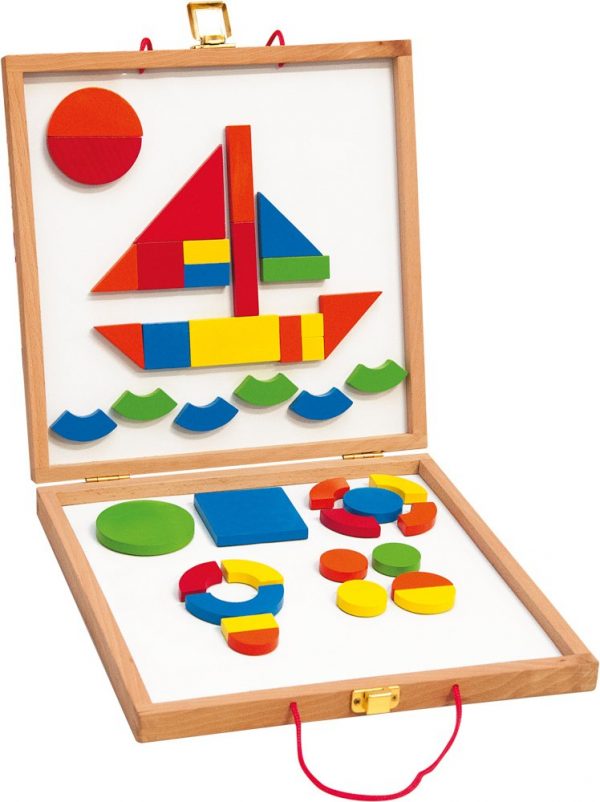 Tangram Wooden Case with Magnetic Shapes