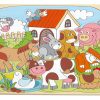 Puzzle on Board "Farm Animals"