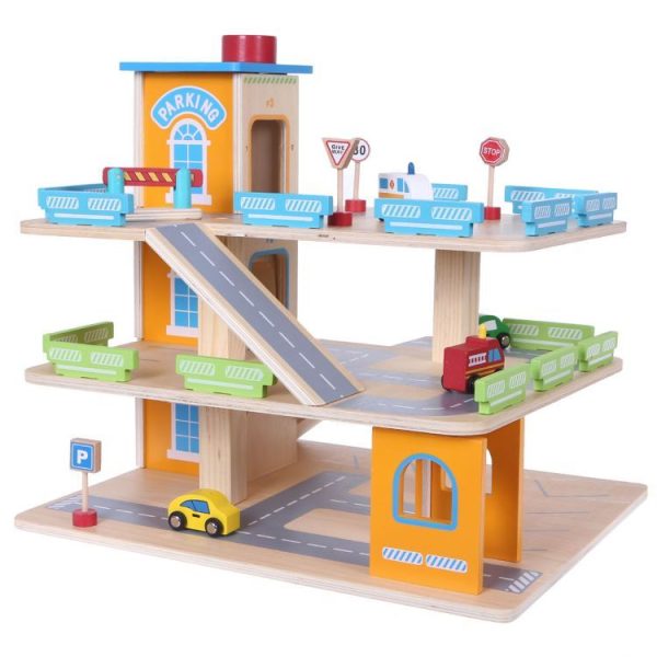 Wooden Garage Track with Elevator