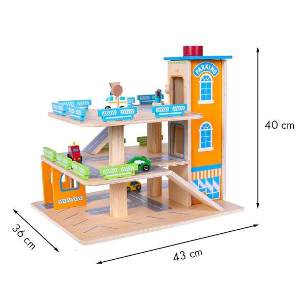 Wooden Garage Track with Elevator - Image 5