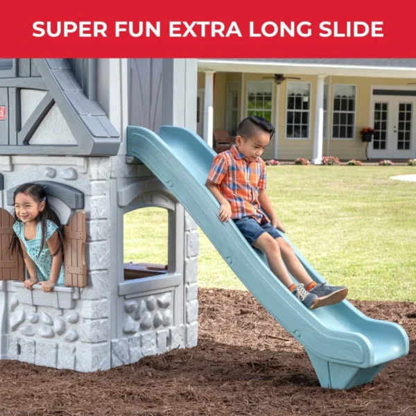 Enchanting Adventures 2-Story Playhouse & Slide - Image 3